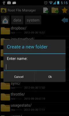 Root File Manager android App screenshot 1