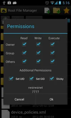 Root File Manager android App screenshot 2