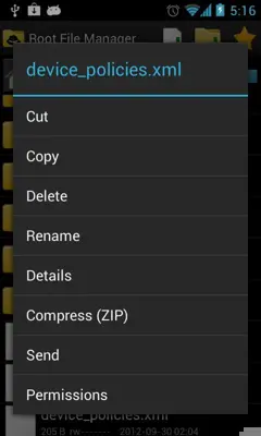 Root File Manager android App screenshot 3